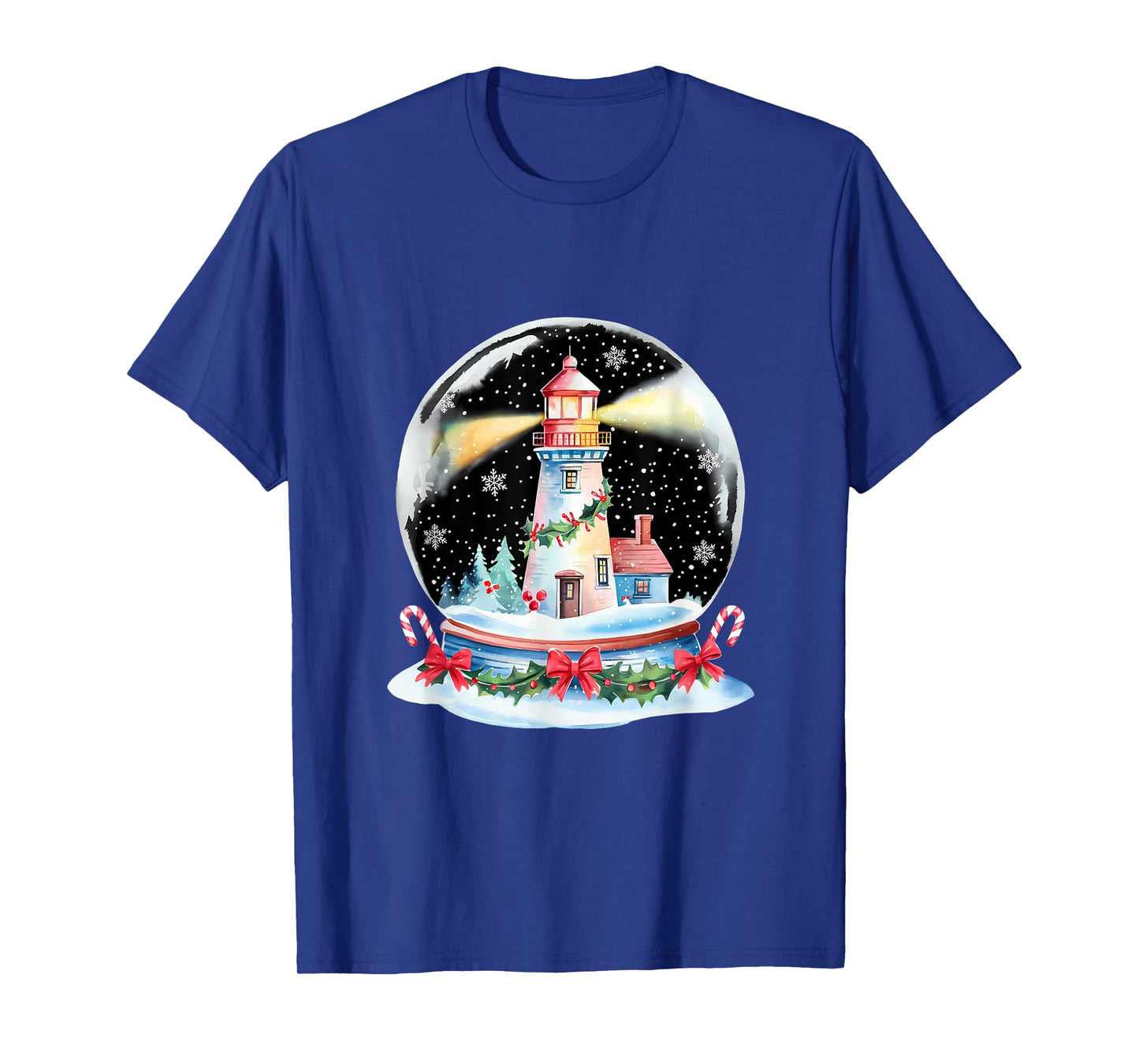 Christmas Ball Lighthouse Xmas Merry Christmas Winter T-Shirt