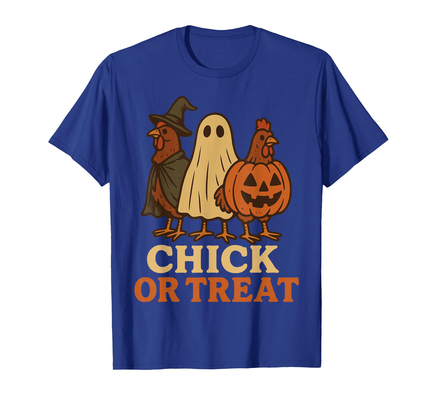 Chick or Treat Farming Funny Chicken Halloween Costume T-Shirt