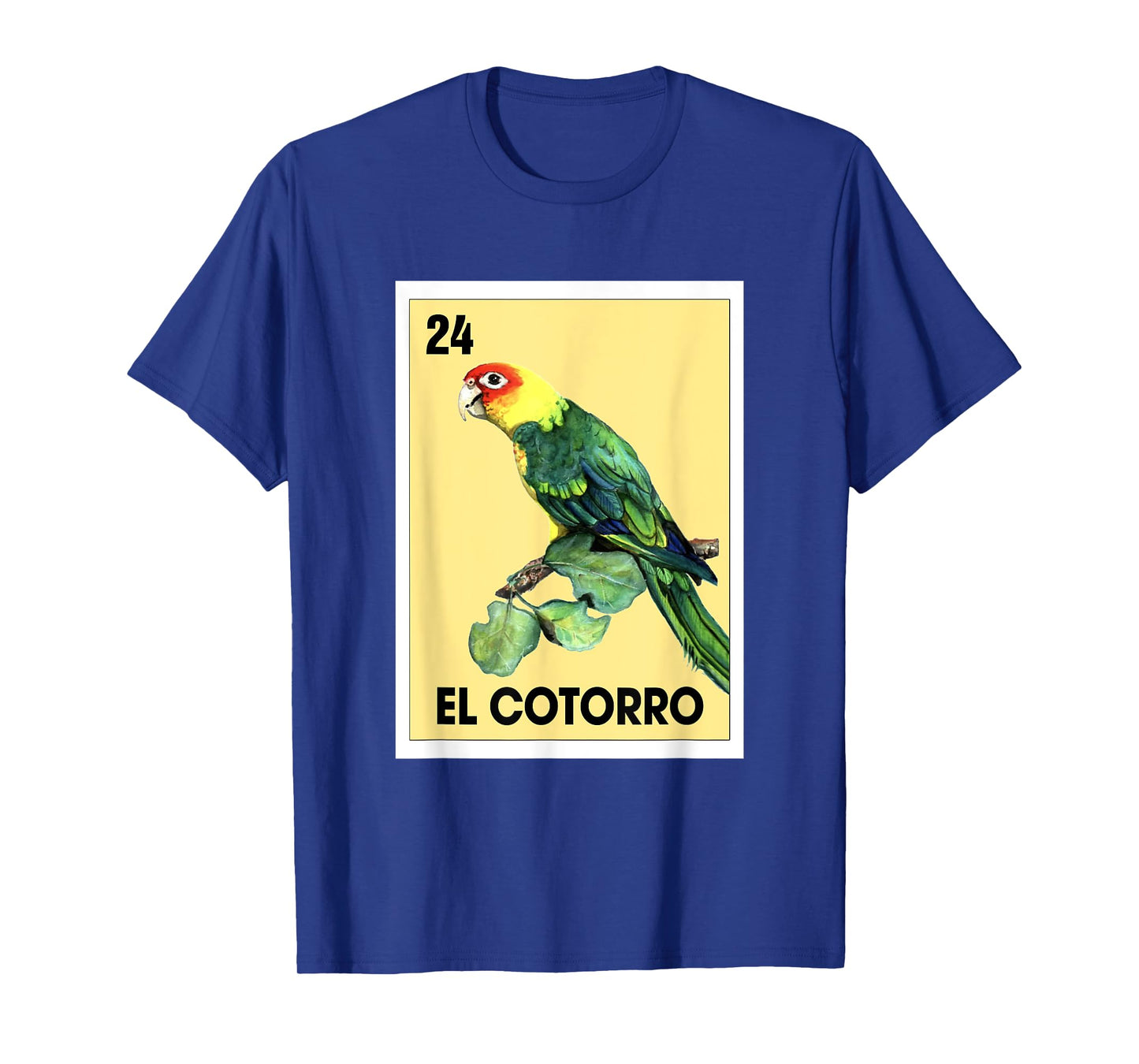 El Cotorro Mexican Bingo Card Game The Parrot Parakeet T-Shirt