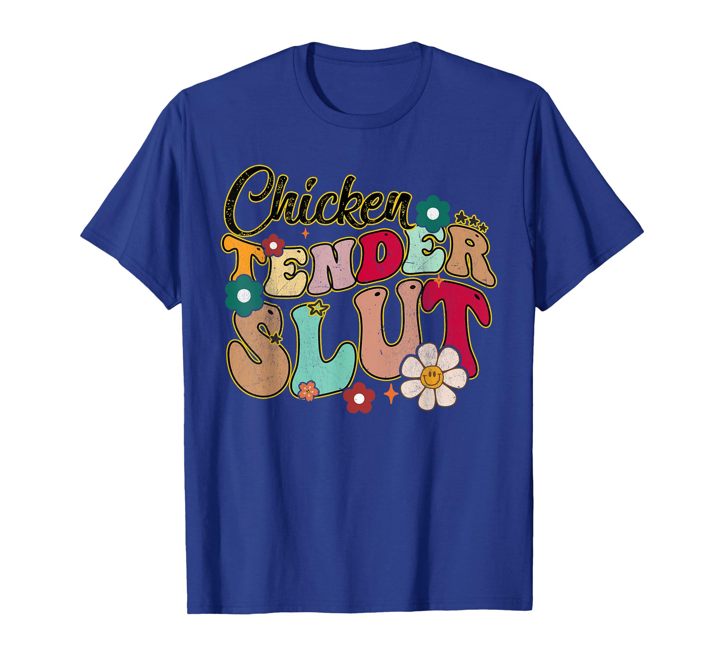 Chicken Tender Slut Groovy Christmas Saying Men Women T-Shirt