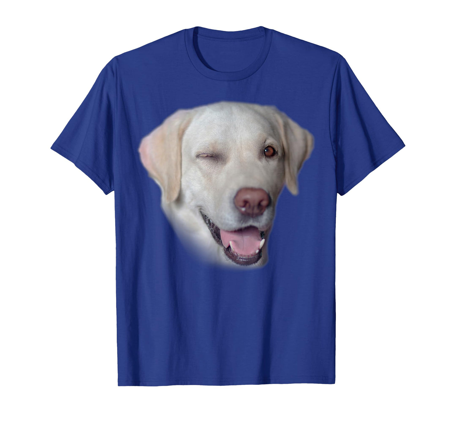 Yellow Labrador Fetch Dog Face T-Shirt