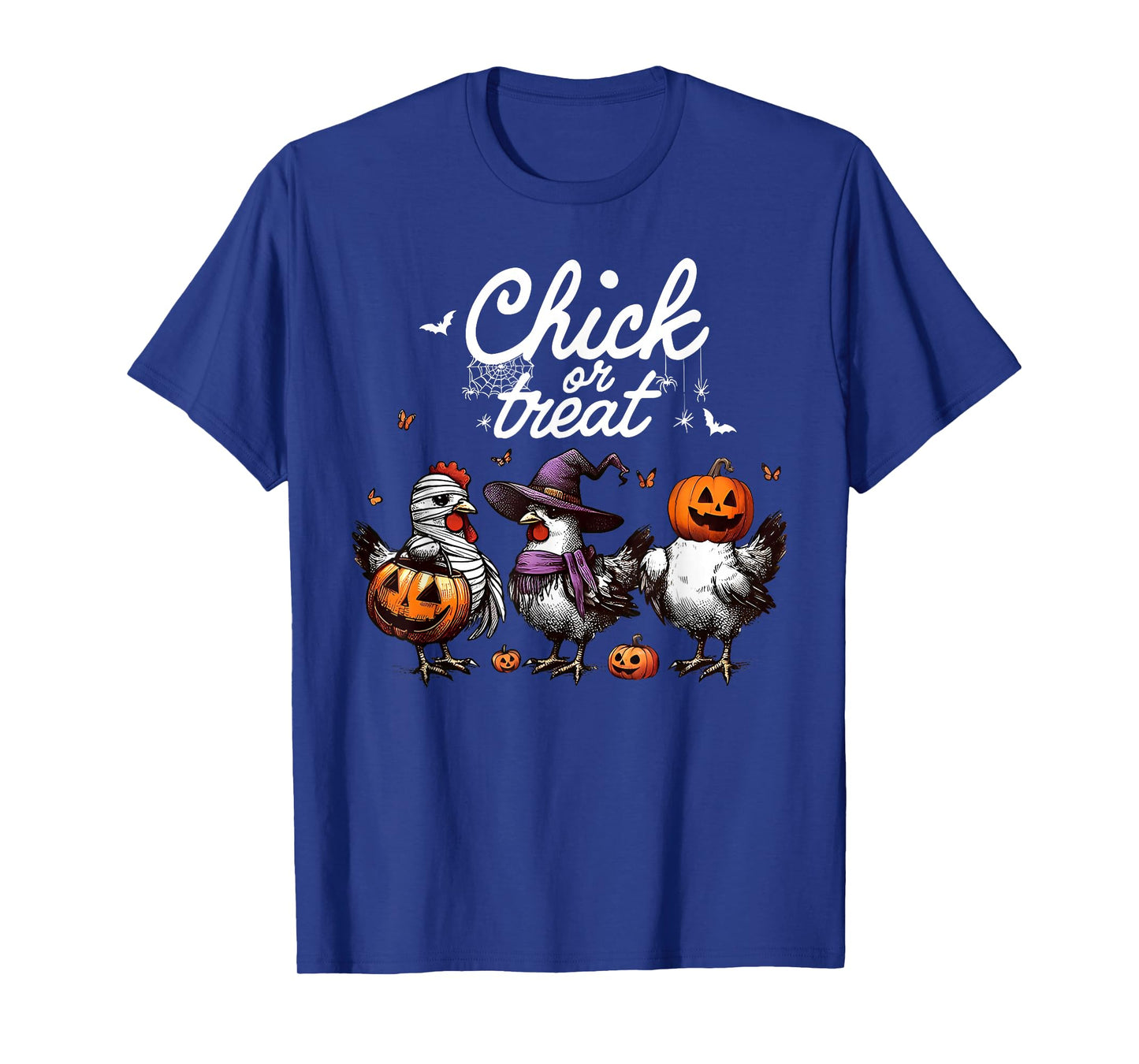 Chick Or Treat Jack O Lantern Halloween Chickens Ghost Mummy T-Shirt