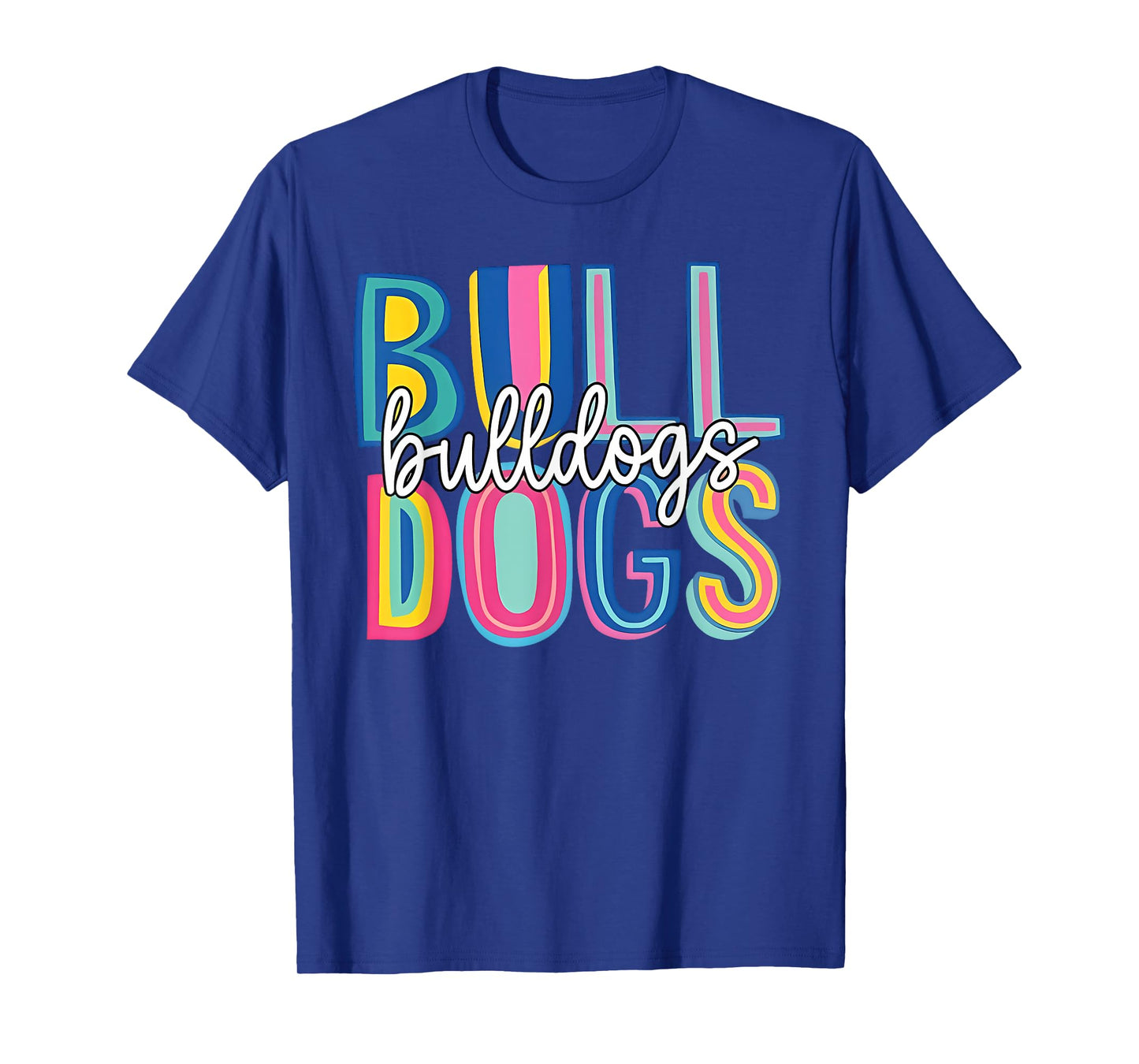 Bulldogs School Mascot Back to School Team Spirit T-Shirt