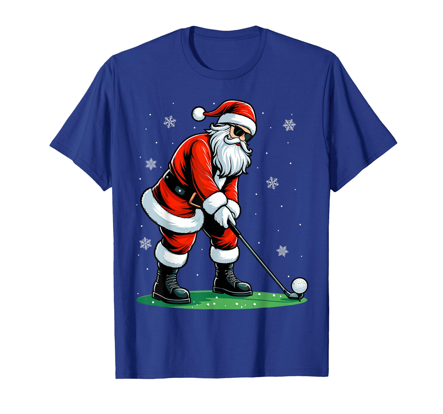 Christmas Golf Santa Golfer Xmas Funny Christmas Golfing T-Shirt