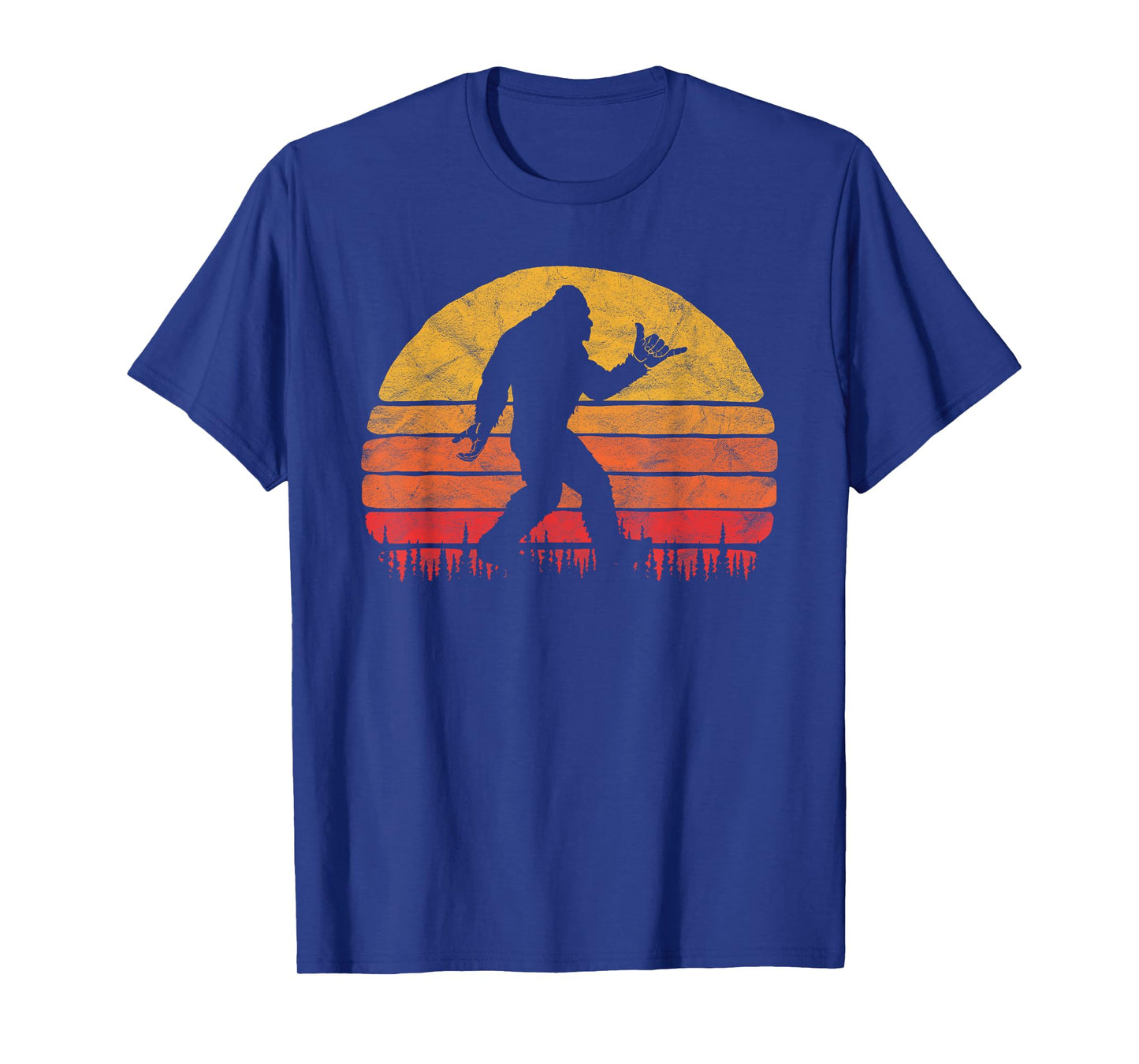 Funny Shaka Aloha Bigfoot Surfer Believe Dude! Graphic T-Shirt