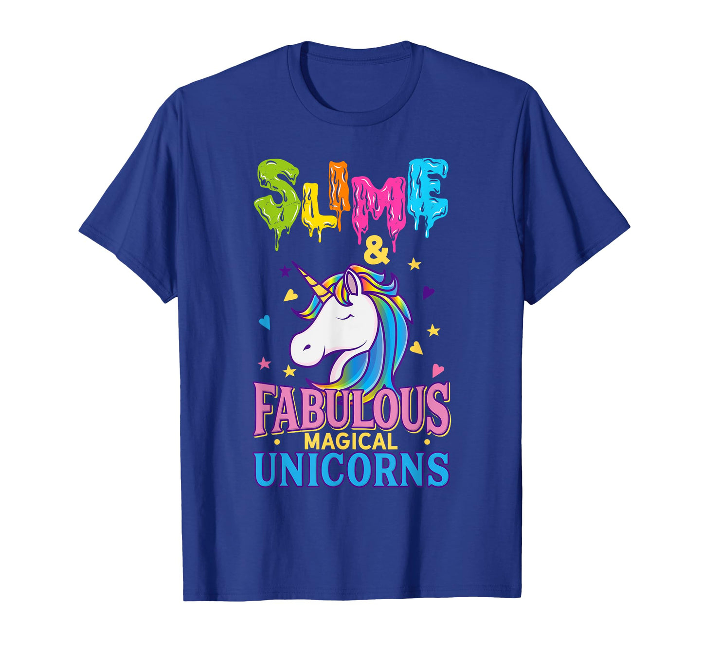 Love Slime Time & Unicorn Girls Gift T-Shirt T-Shirt