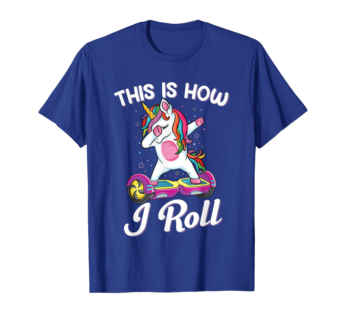 Dabbing unicorn Skater Electric Self Balancing Hoverboard T-Shirt