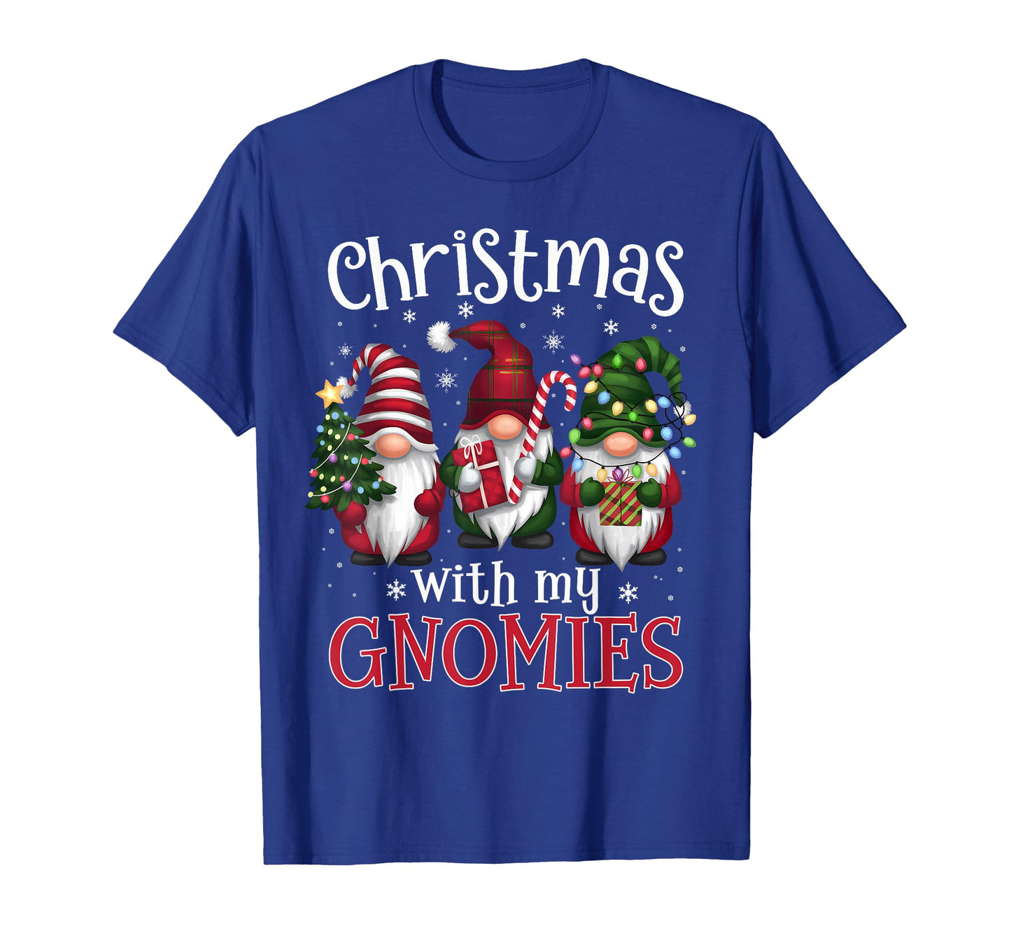 Gnome Family Christmas Matching Men Women Kids Black Christmas Gnomes T-Shirt