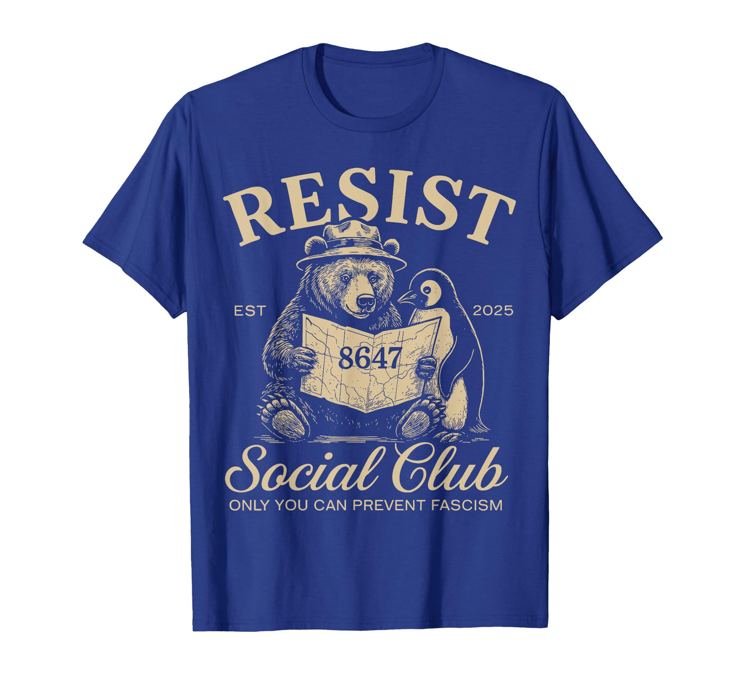 Bears Penguins Resist Social Club Only You Can Prevent T-Shirt
