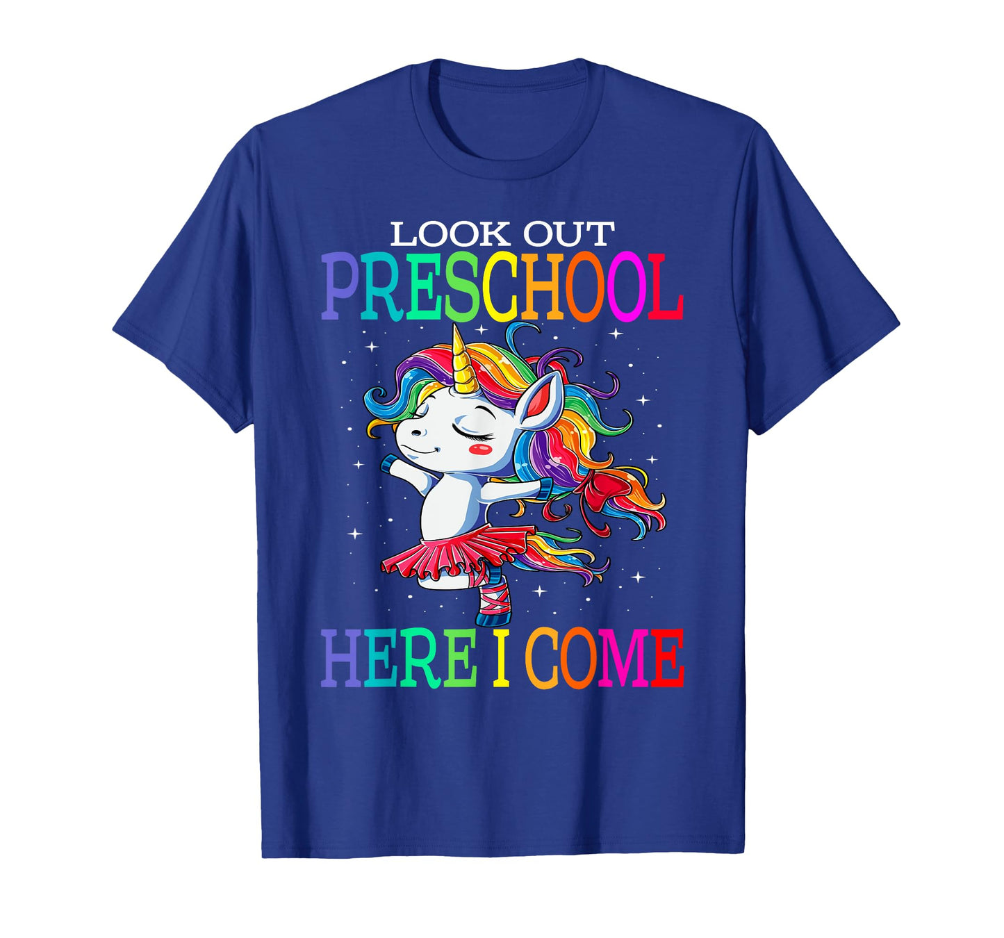 Kids Look Out Preschool Here I Come Unicorn T-Shirt