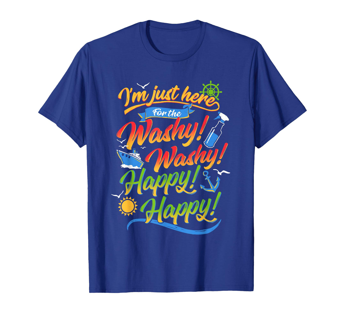 Washy Funny Family Cruise Ship Vacation Cruising 2020 Trip T-Shirt