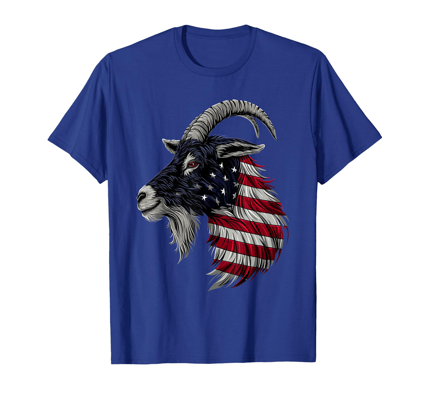 Goat Farm Patriotic Farmer 4th Of July USA American Flag T-Shirt for Women Men