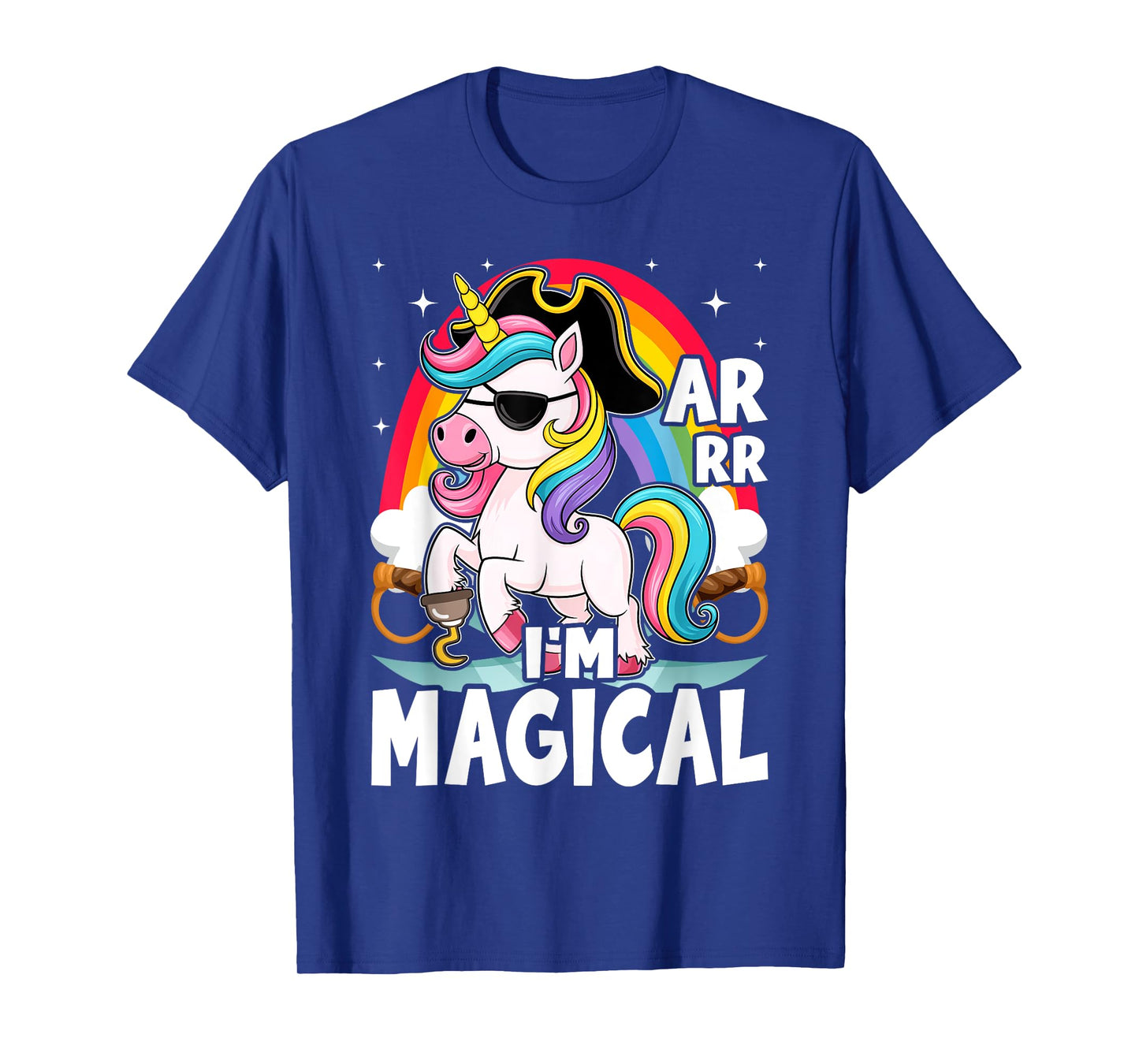 I'm Magical Caribbean Buccaneer Toddler Girl Unicorn Pirate T-Shirt