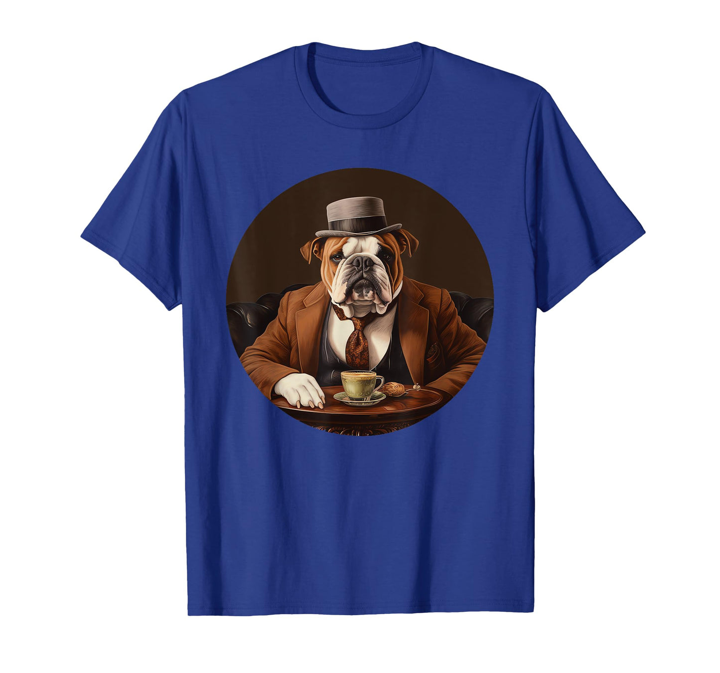 English Bulldog English Gentleman Funny Dog Victorian T-Shirt