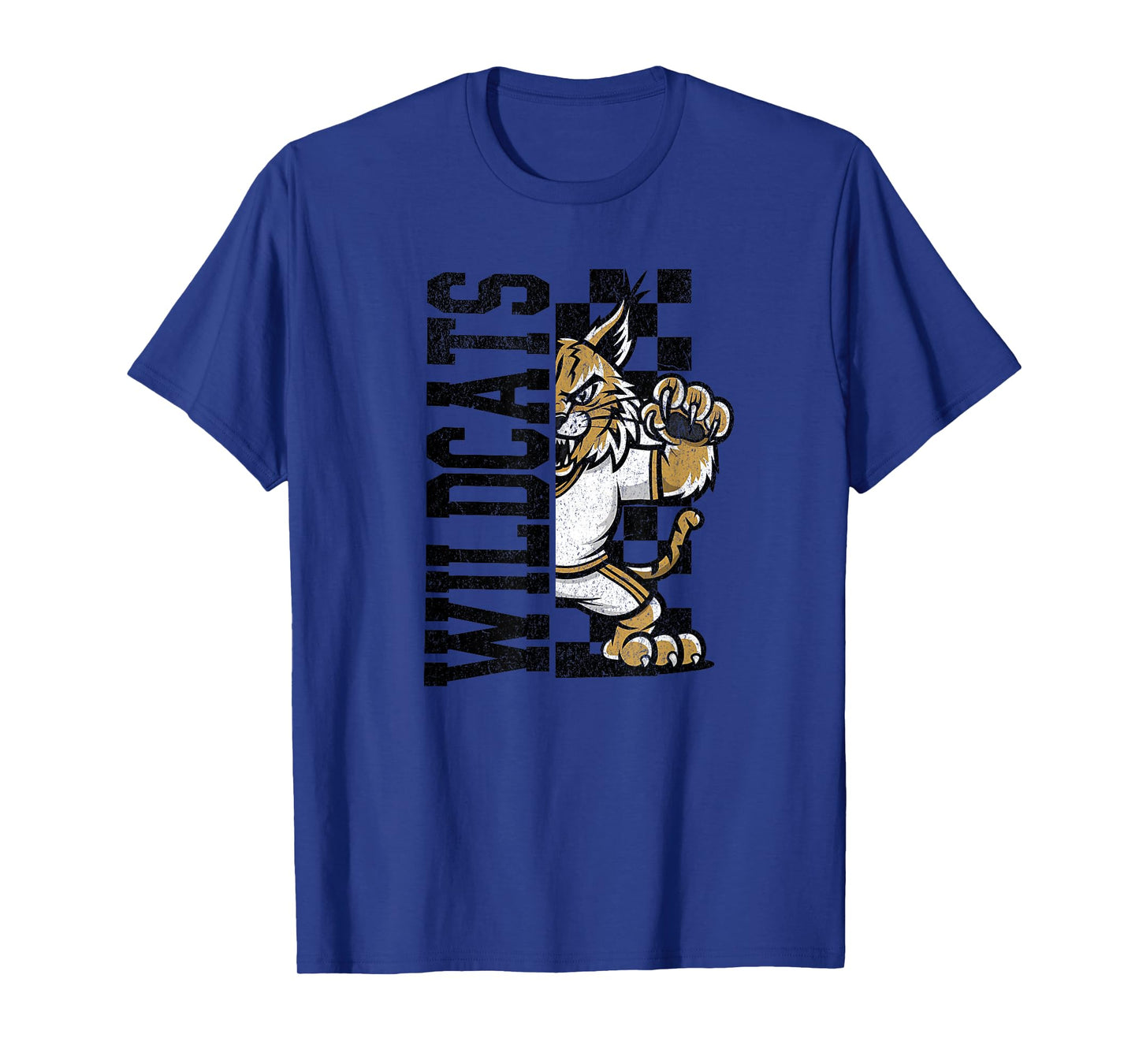 Wildcats Spirit High School Mascot Sports Team T-Shirt