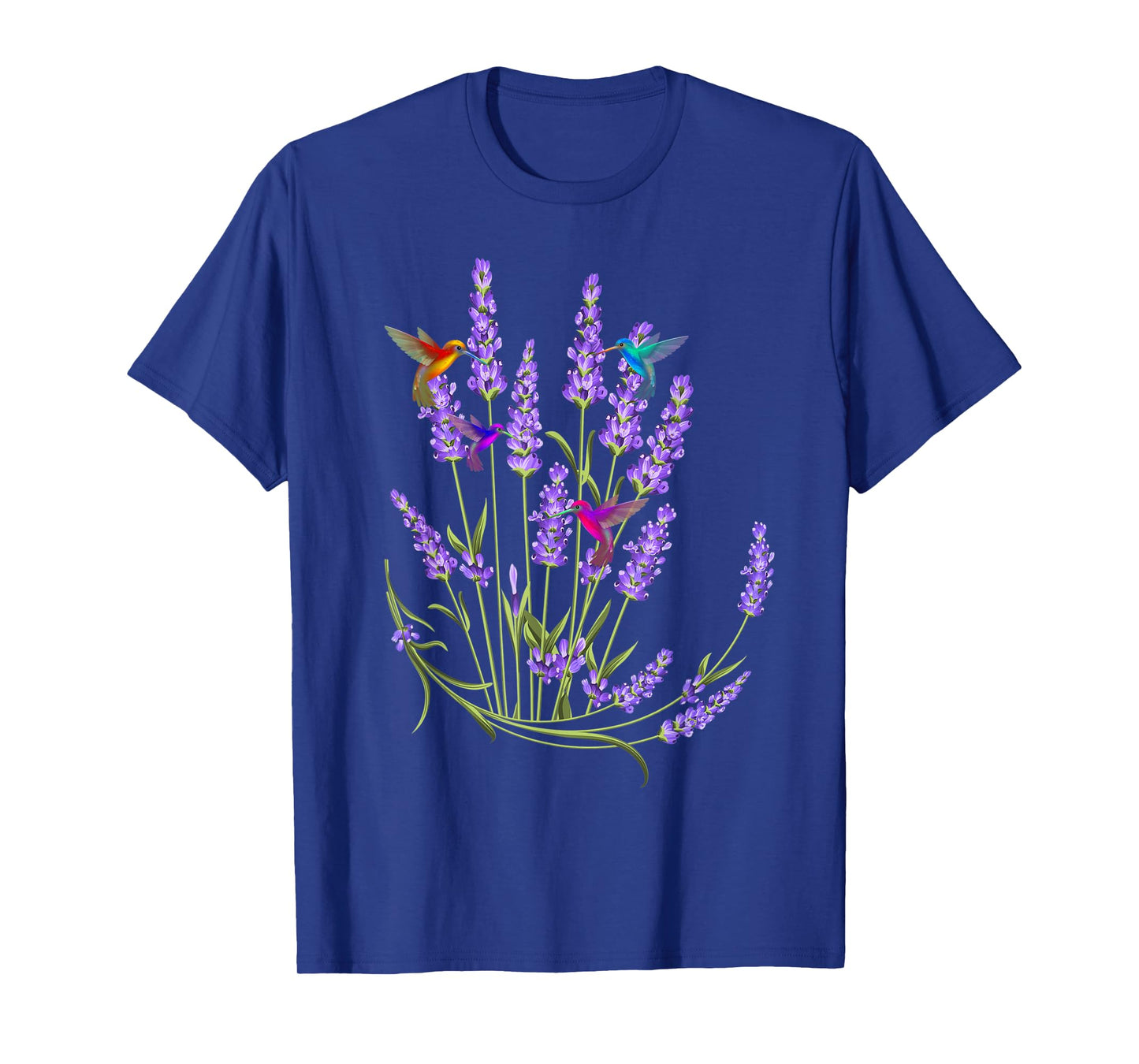 Hummingbird Playing With Flowers Funny Humming Bird Lovers T-Shirt