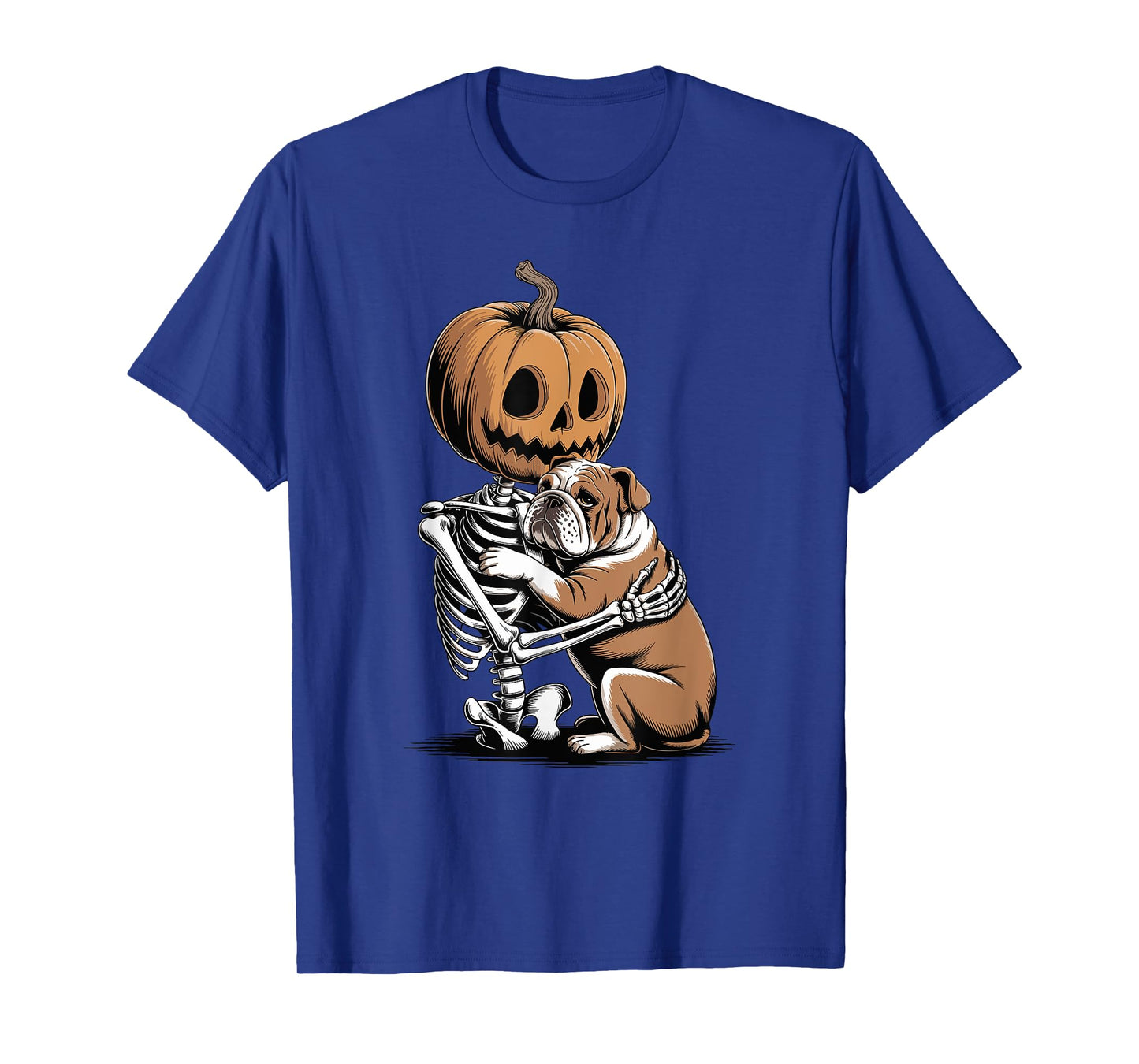 Halloween Skeleton English Bulldog Bulldogs T-Shirt