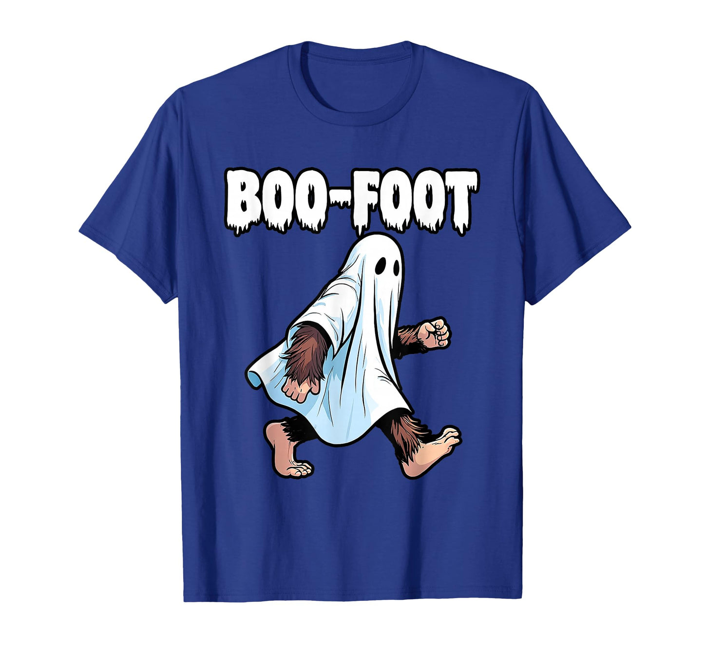 Bigfoot Ghost Costume Halloween Boo-Foot Sasquatch Spooky T-Shirt