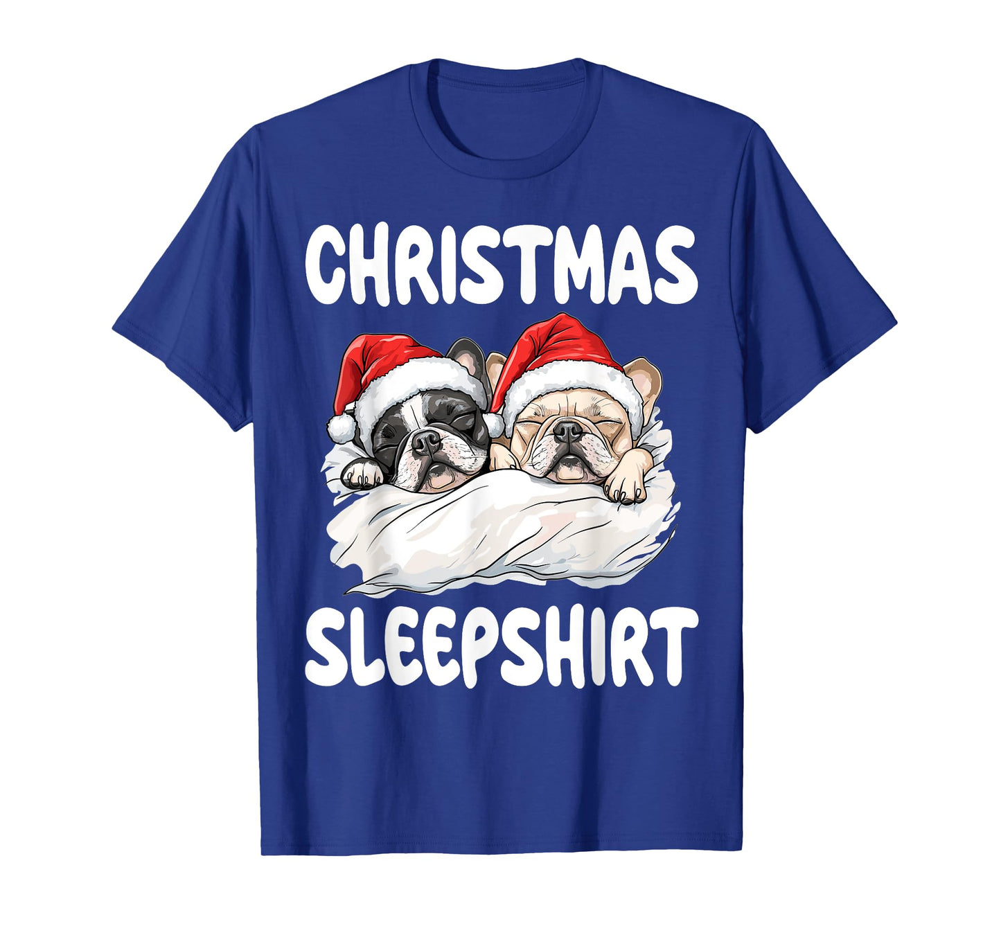 Cute French Bulldog Frenchie Dog Official Christmas T-Shirt