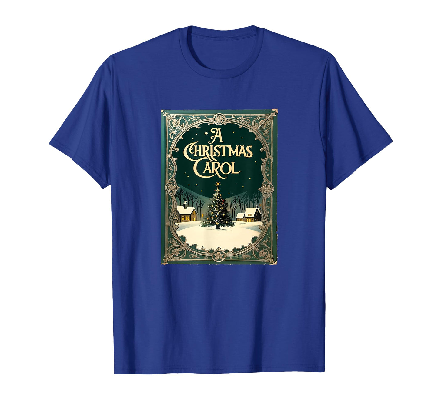Famous X-Mas T-Shirt: A Christmas Carol by Charles Dickens - Unisex Adult Black Short Sleeve Crew Neck Classic T-Shirt - Holiday, Christmas, Storytelling, Readers, Families