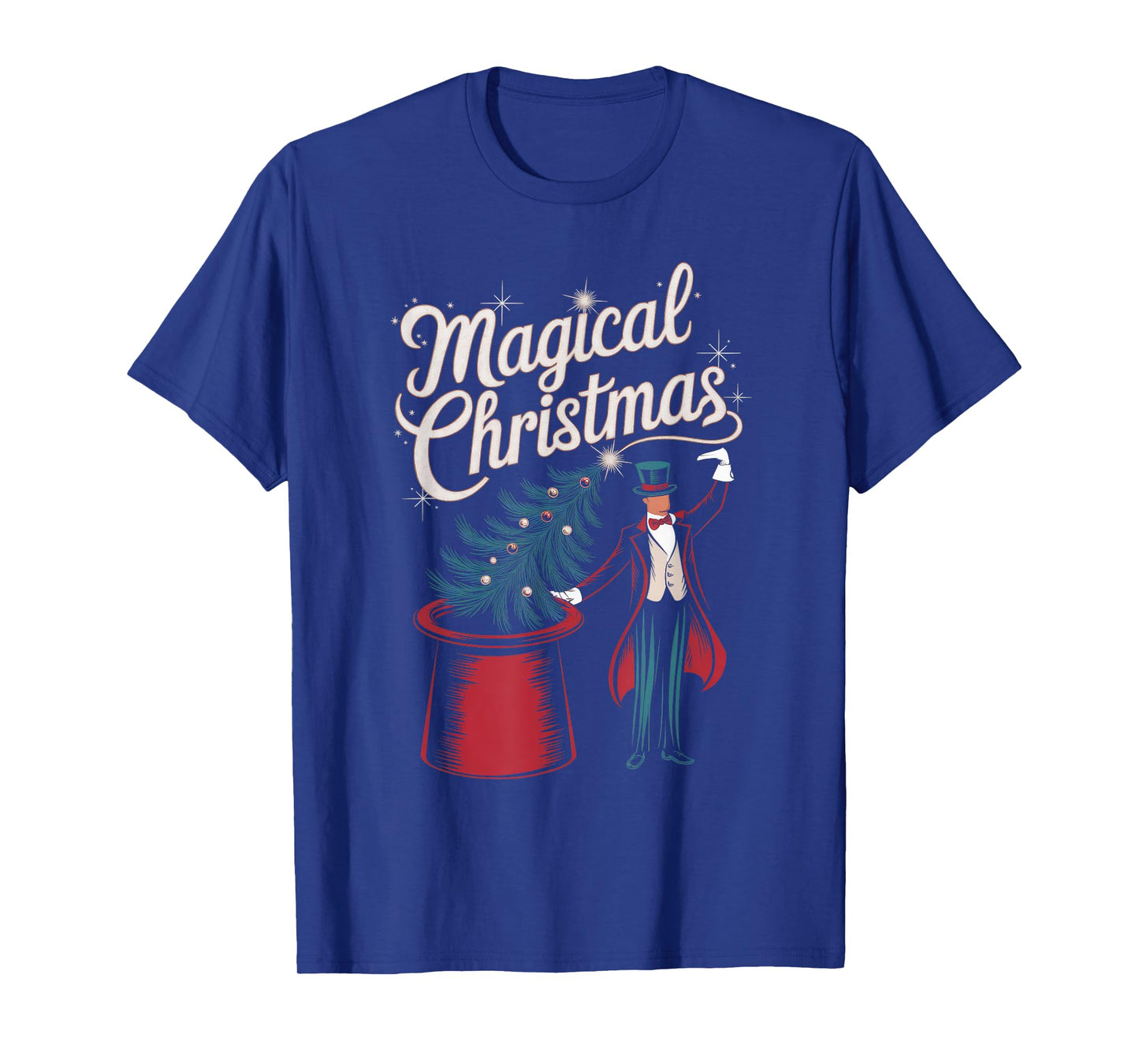 Magical Christmas Funny Xmas Holiday Celebration Magic Tree T-Shirt