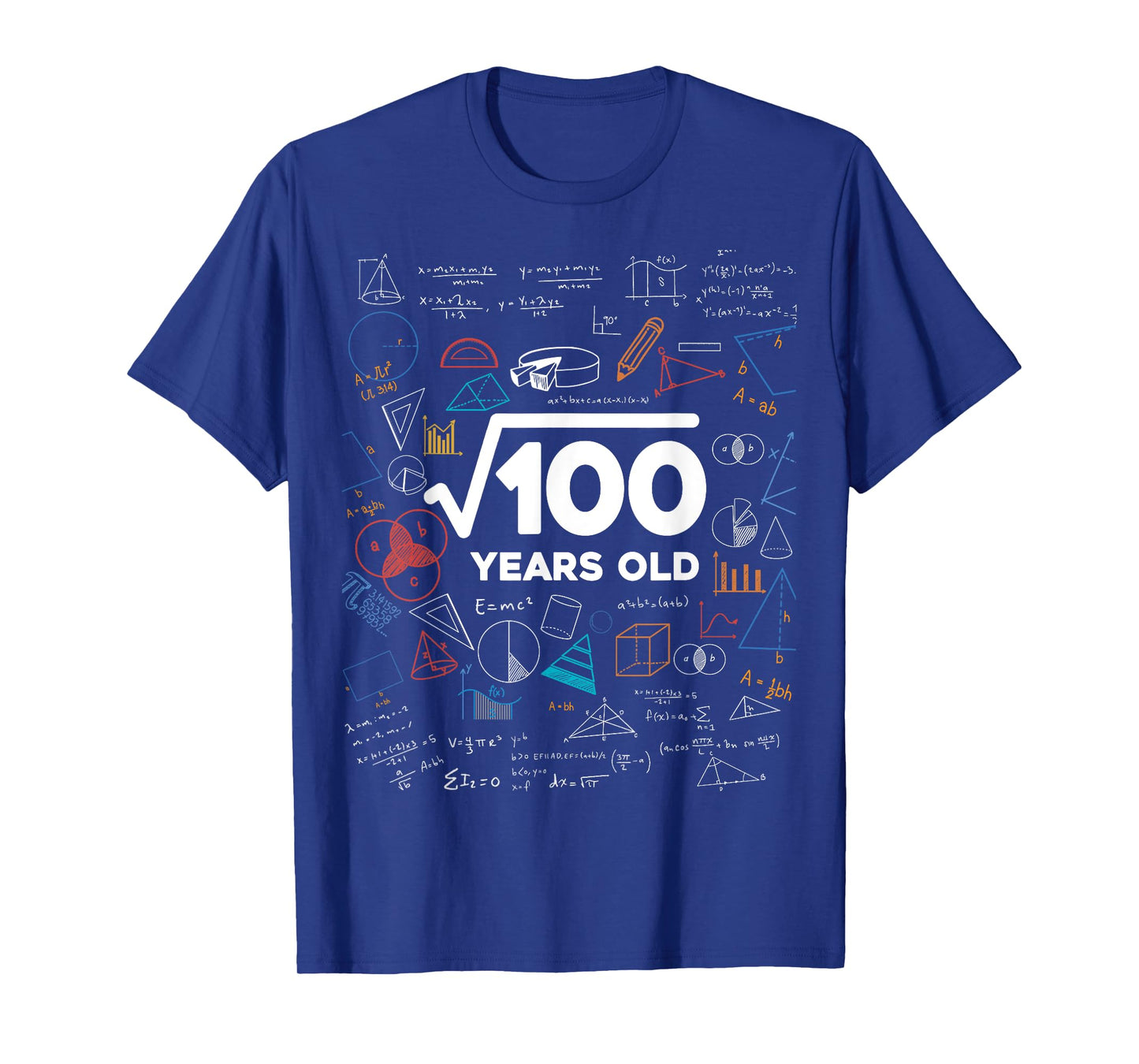 Square Root Of 100 10th Birthday Math Lover 10 Year Old Bday T-Shirt