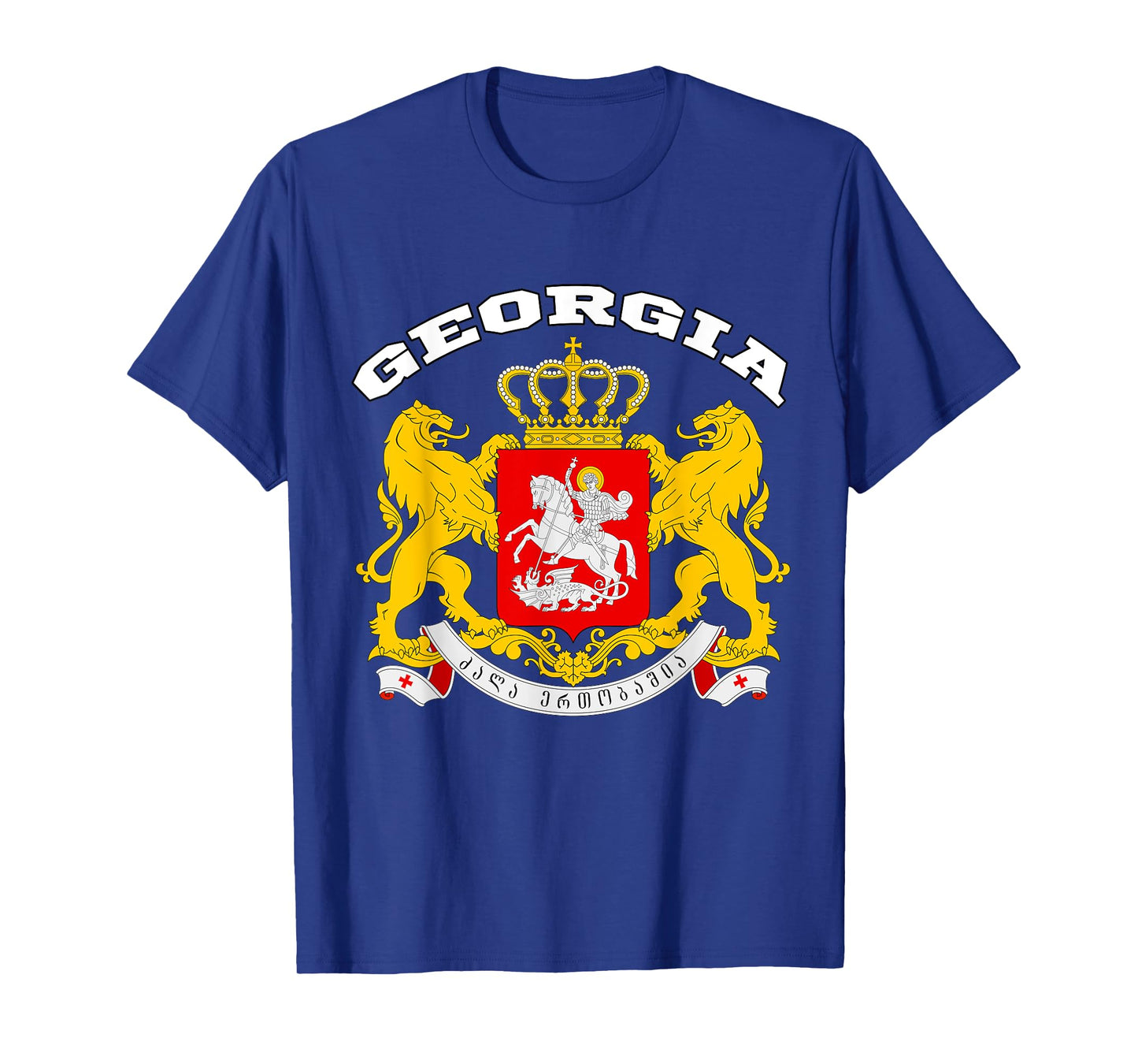 Georgia T-shirt Coat of arms Tee Flag Tbilisi Kutaisi T-Shirt