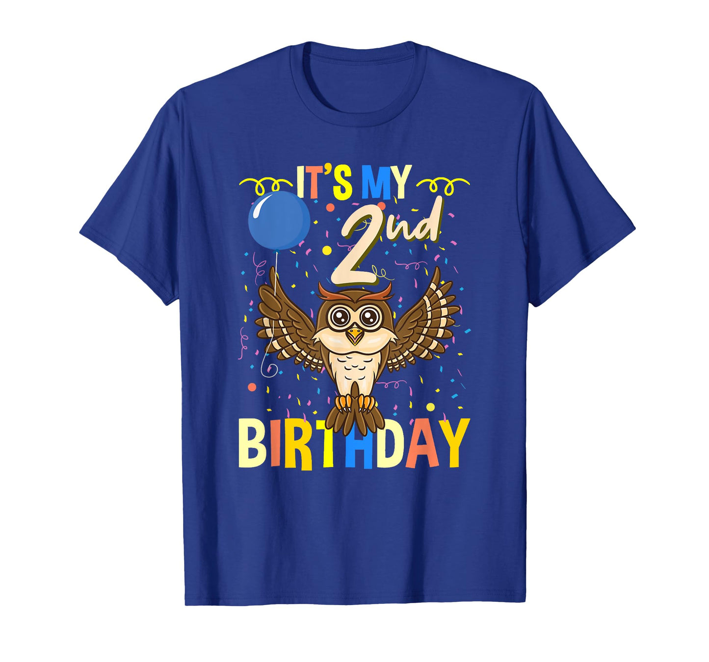 Its My 2nd Birthday Owl Bird T-Shirt