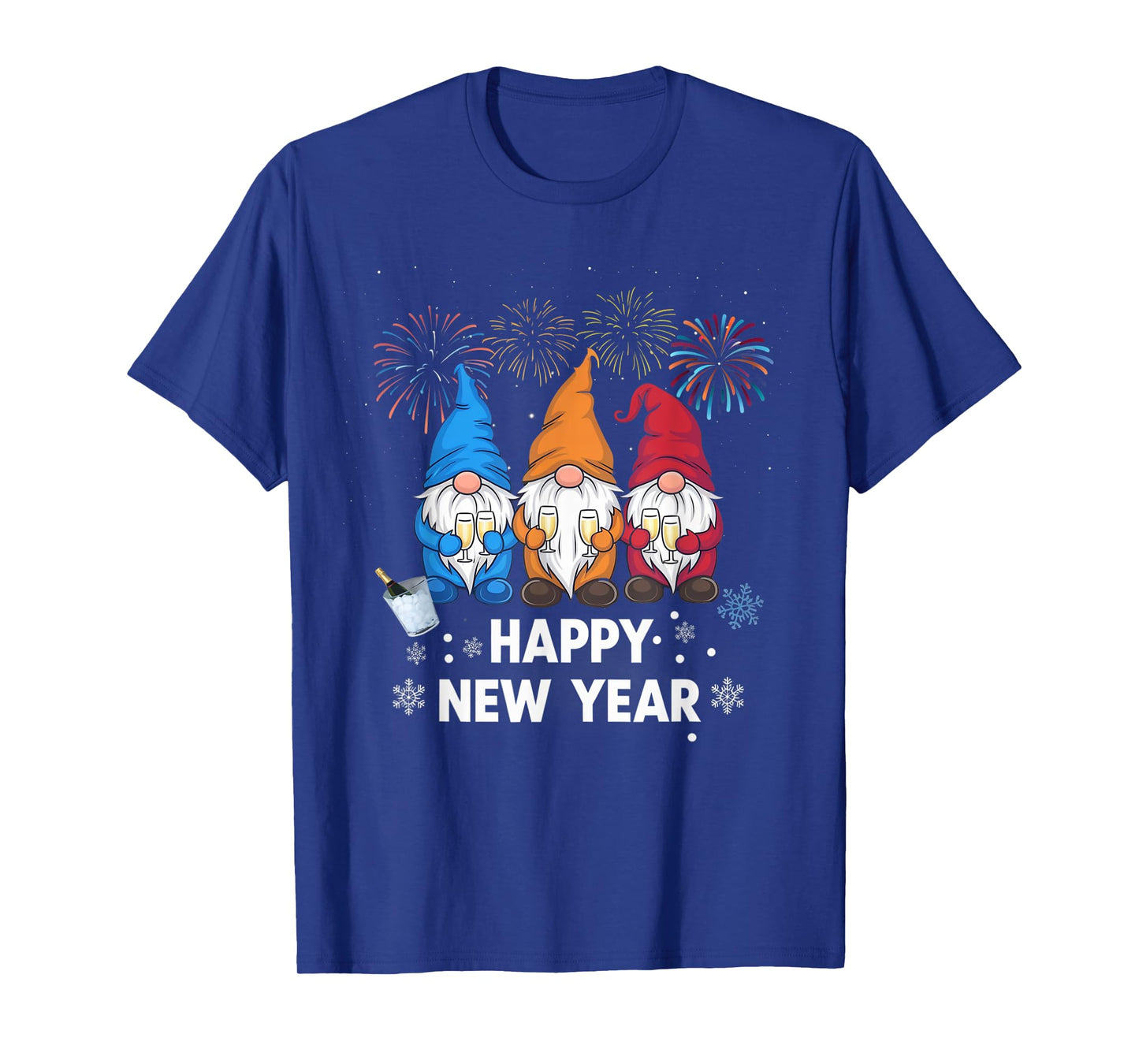 Happy New Years Eve Party Gnomes Matching Family Outfit T-Shirt
