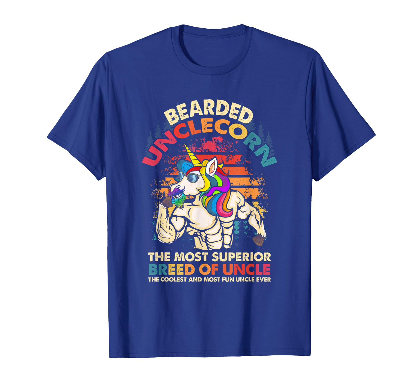 Bearded Unclecorn The Most Superior Breed Of Uncle Unicorn T-Shirt