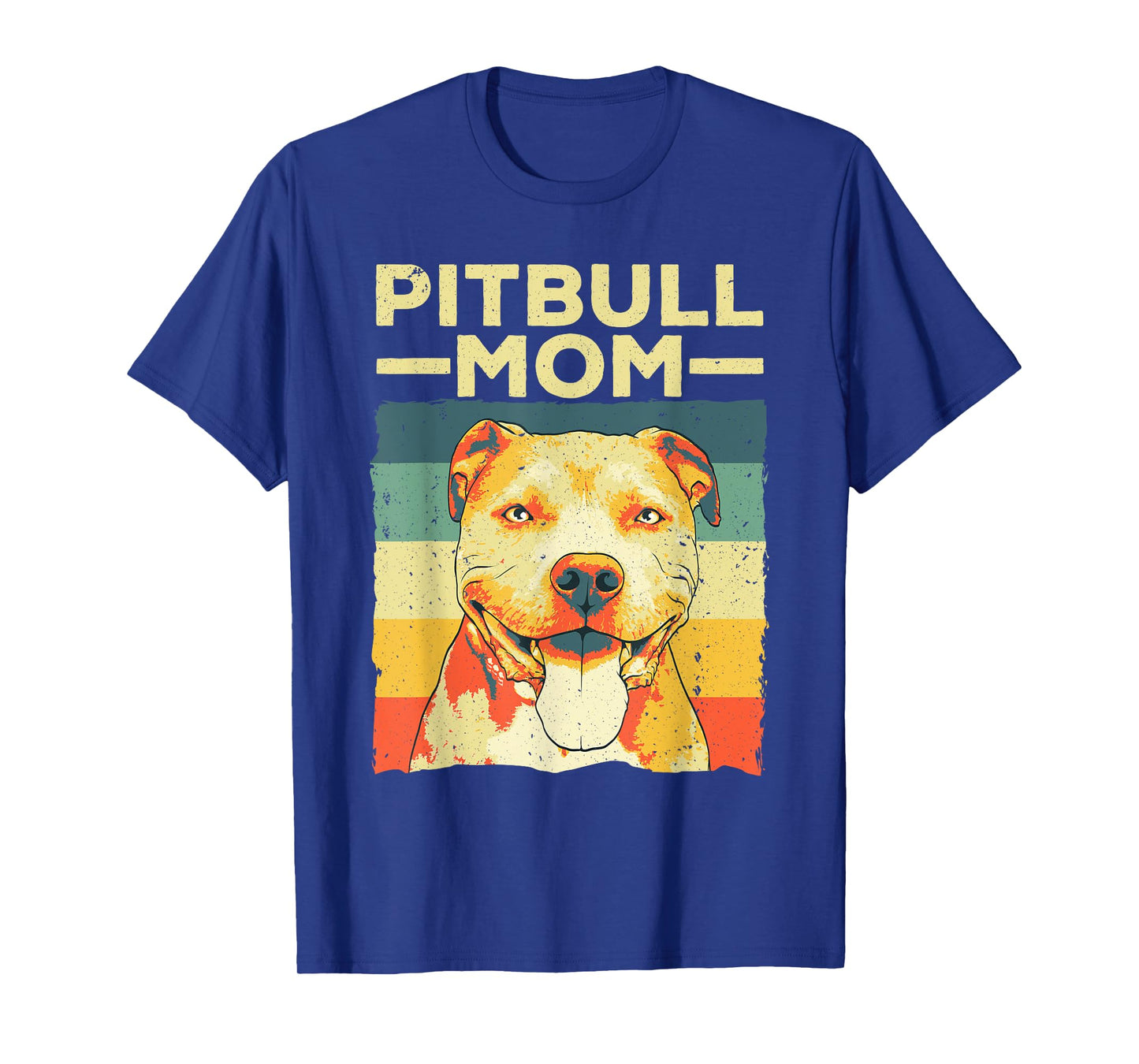Cool Pitbull Mom For Women Girls Pitbull Owner Dog Lover T-Shirt