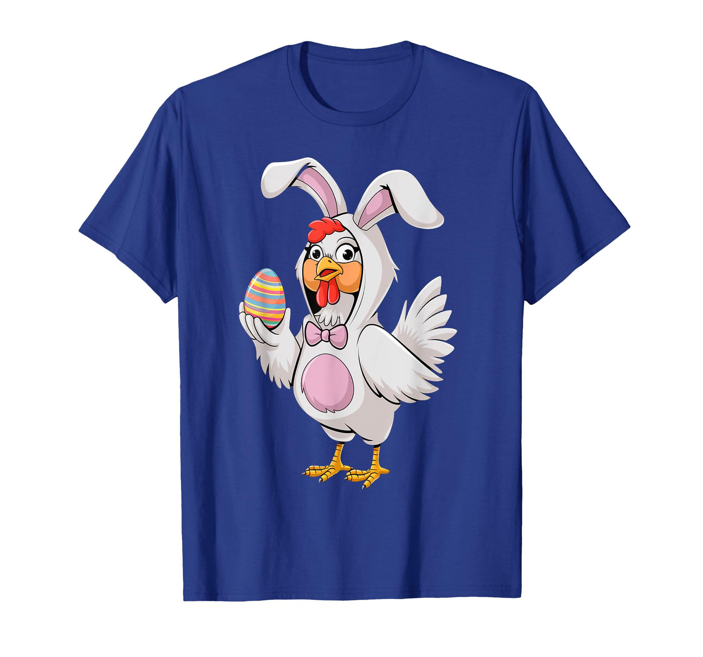 Funny Happy Easter Chicken Bunny Fun Eggs Farm Easter 2025 T-Shirt