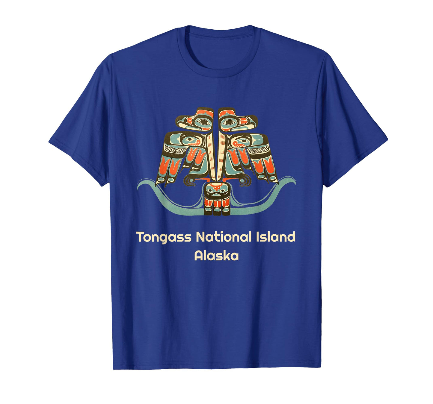 Tongass National Island Alaska Native American Thunderbird T-Shirt