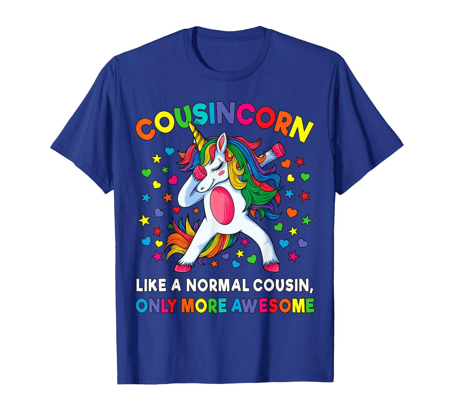 Cousincorn Like A Cousin Only Awesome Dabbing Unicorn T-Shirt