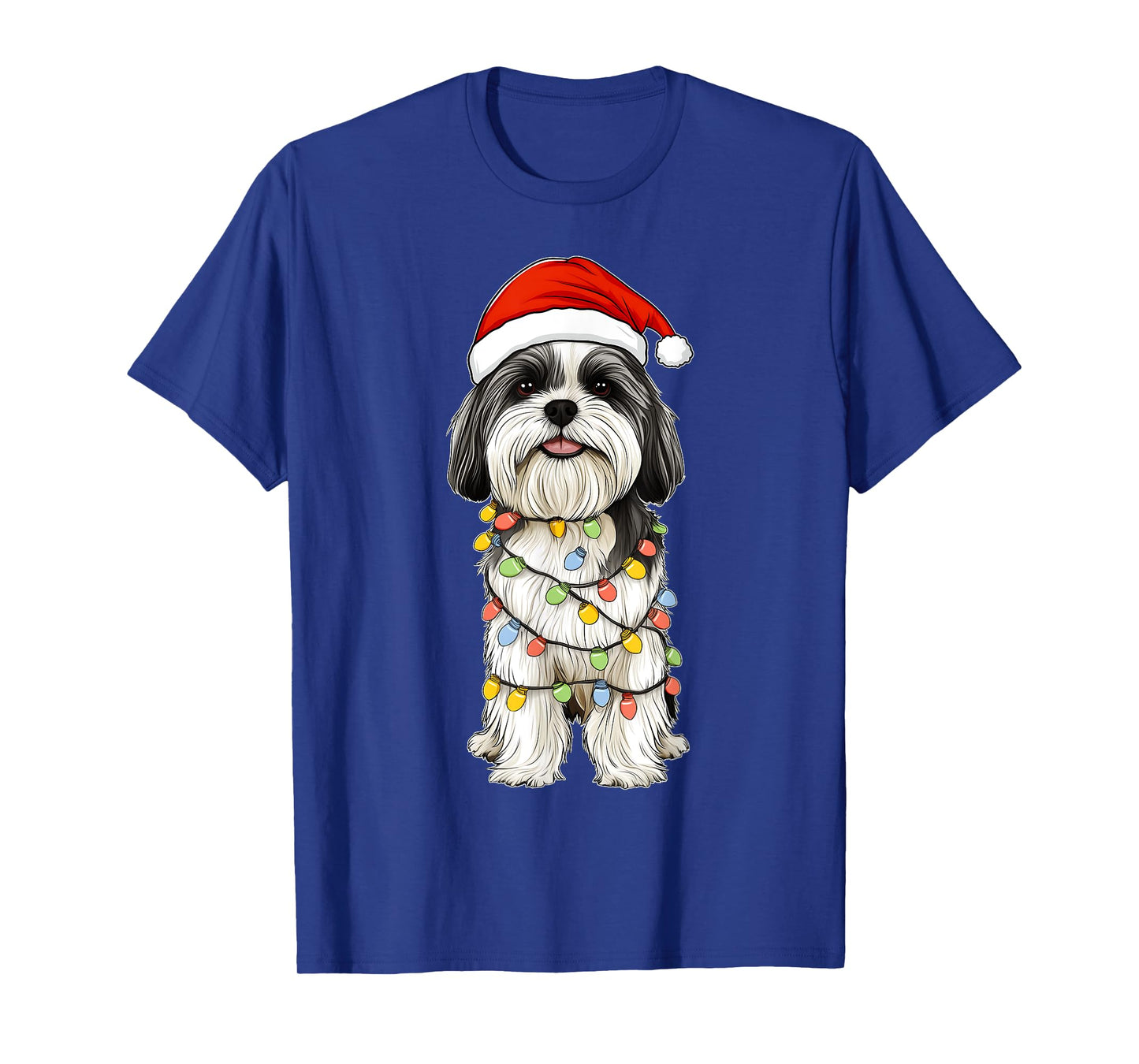 Havanese Dog Christmas Hat Xmas Men Women Kids T-Shirt