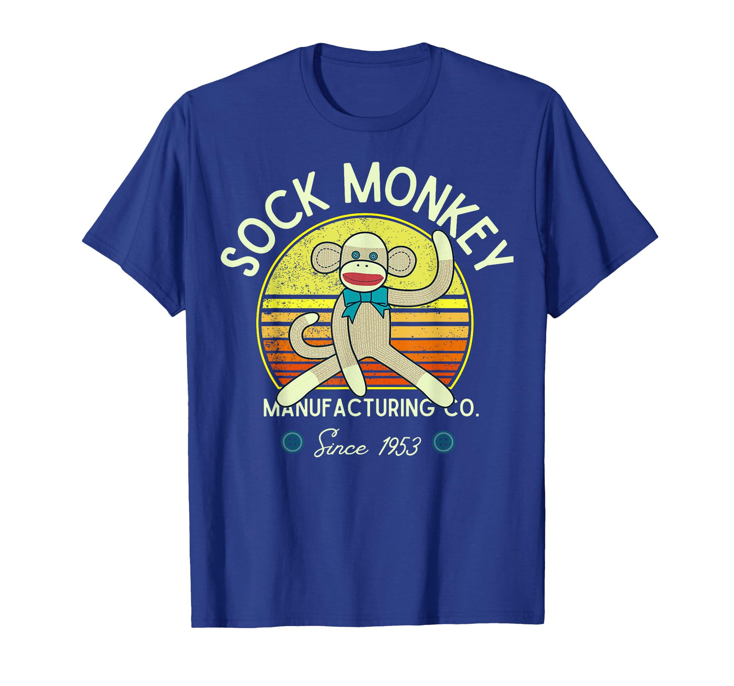 Sock Monkey Manufacturing Co. Retro Vintage Sock Monkeys T-Shirt