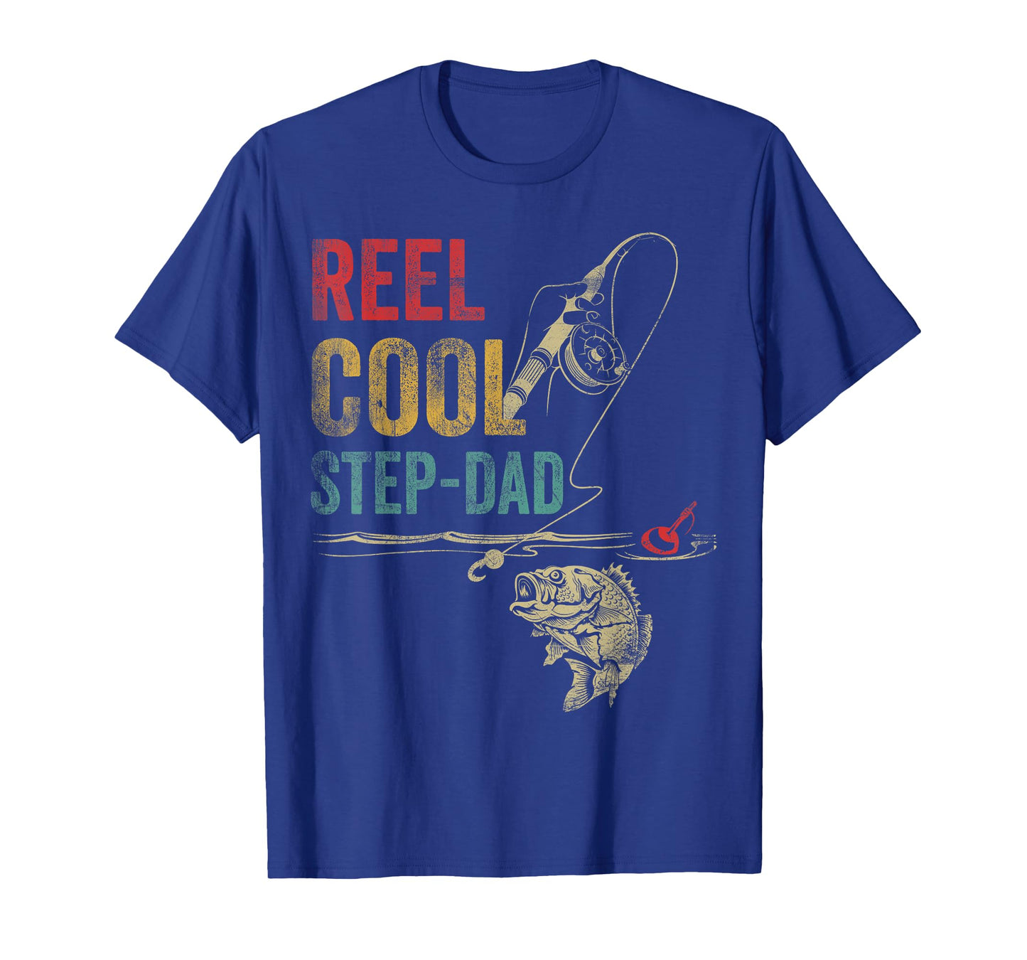 Reel Cool Step-Dad Fish Fishing Shirt Father's Day T-Shirt