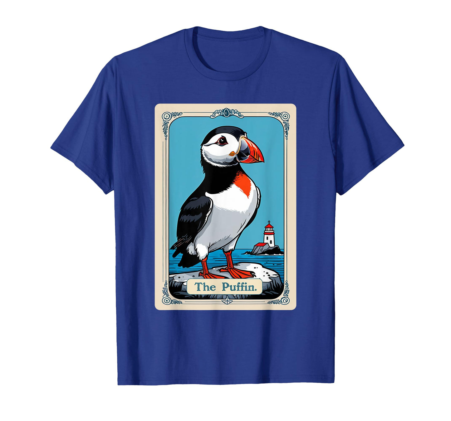 The Puffin Tarot Card Iceland Bird Icelandic Puffins T-Shirt