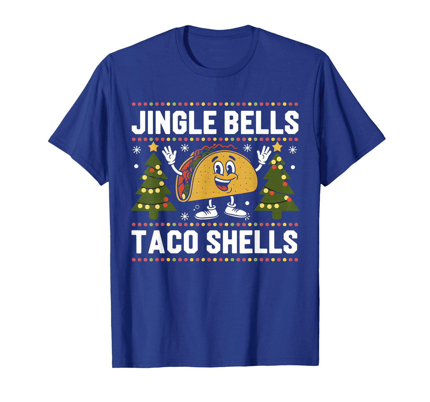 Christmas Jingle Bells Taco Shells Funny Xmas Tacos Lover T-Shirt
