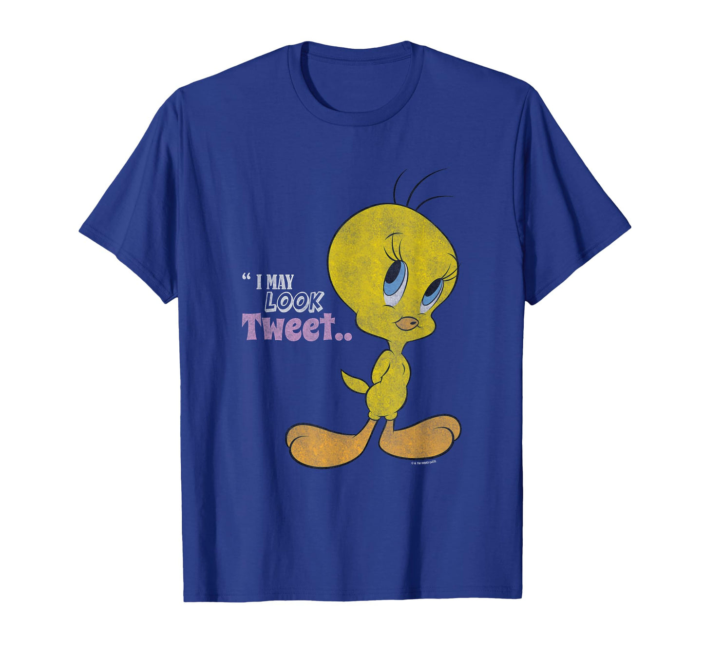 Looney Tunes I May Look Tweet Distressed Tweety Shot T-Shirt
