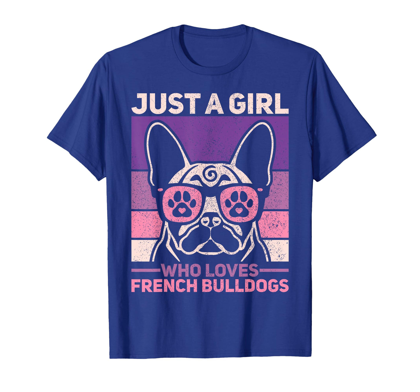 Retro Dog Lover Outfit Just A Girl Who Loves French Bulldogs T-Shirt