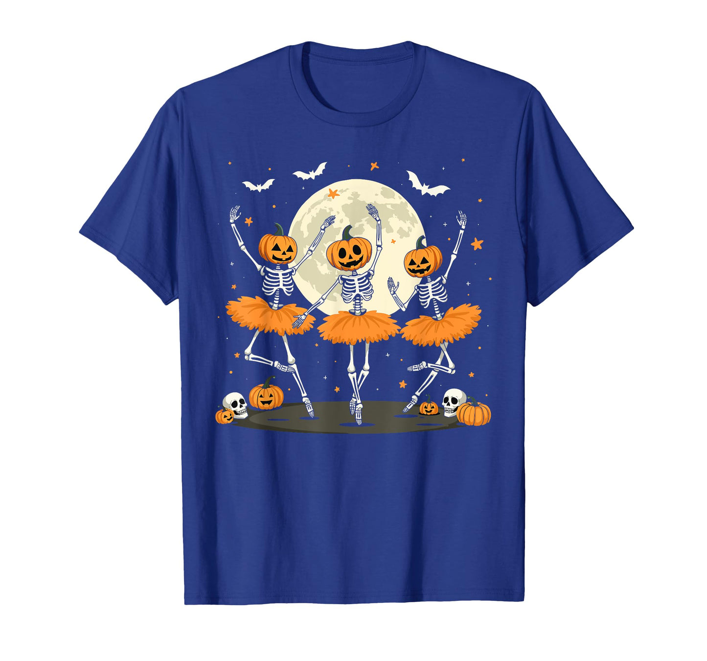 Fun Dancing Skeleton Halloween Spooky Ballerina Ballet Dance T-Shirt