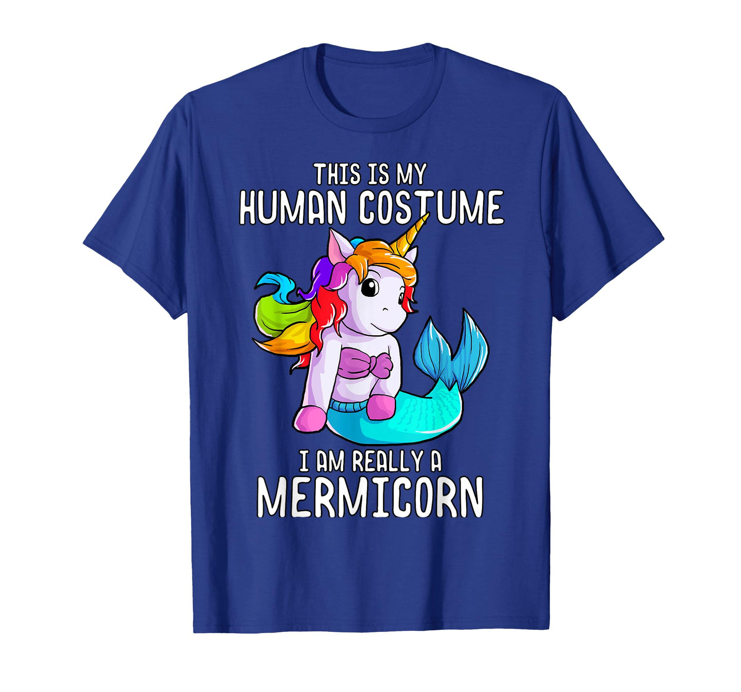 Halloween Costume Mermaid Unicorn Mermicorn Costume T-Shirt
