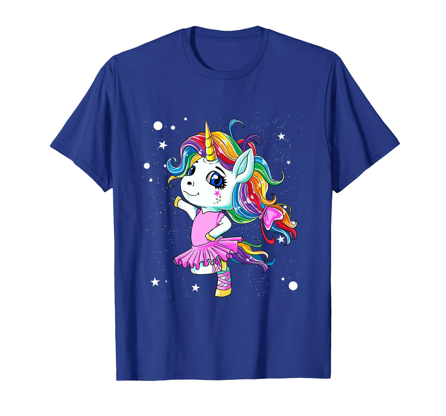 Rainbow Ballet Dancer Unicorn T-Shirt