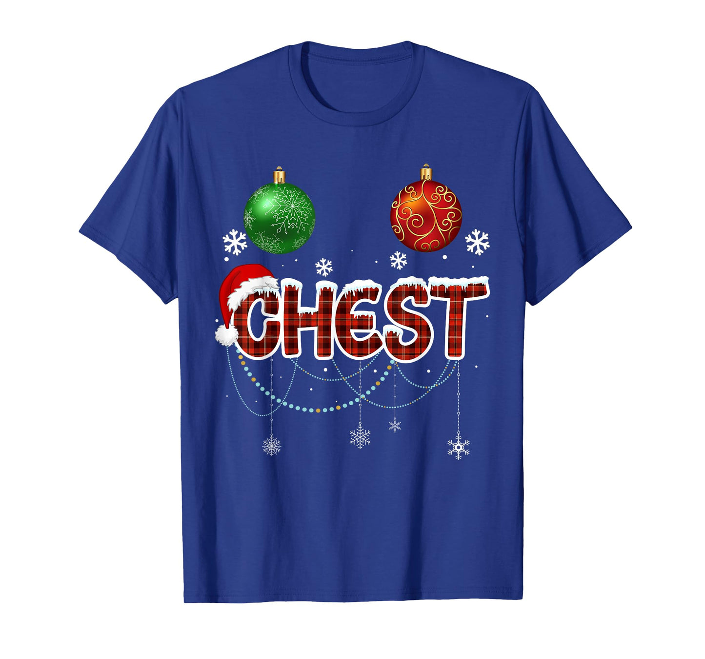 Chest Nuts Matching Chestnuts Funny Christmas Couples Nuts T-Shirt