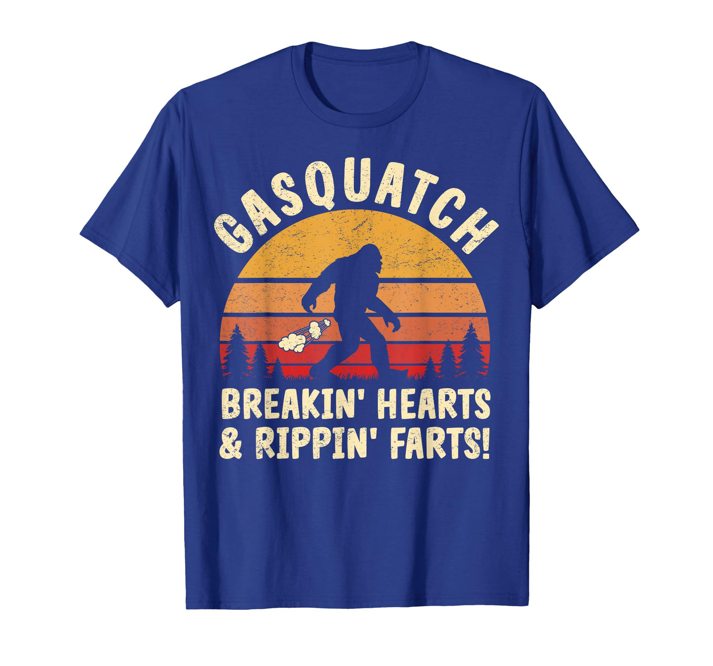 Farting Bigfoot Breaking Hearts And Ripping Farts Sasquatch T-Shirt