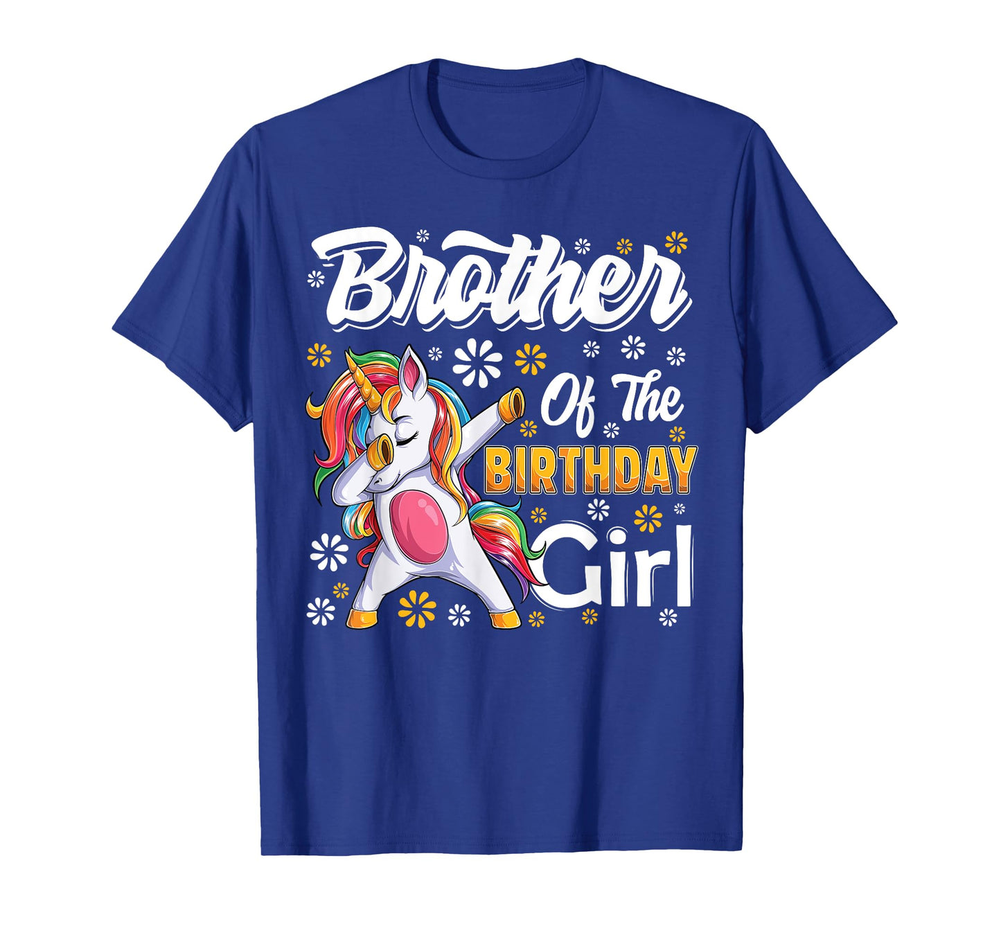 awesome dabbing unicorn birthday Brother Family Matching T-Shirt