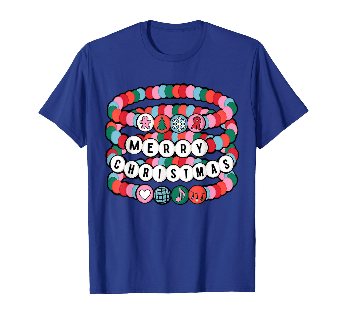 Merry Christmas Friendship Bracelet Friendsmas Bestie Xmas T-Shirt