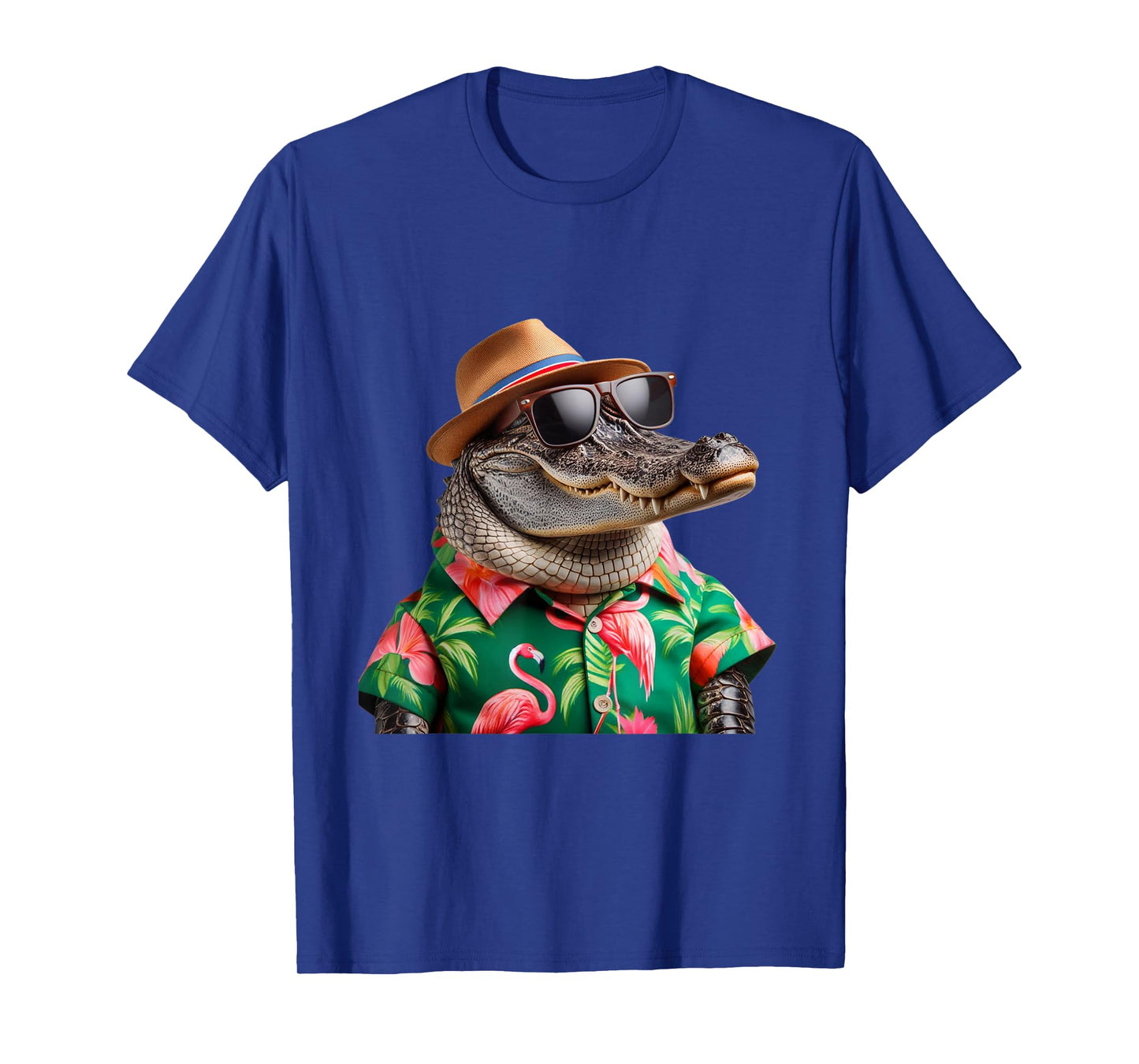 Florida Alligator Hawaiian Shirt Funny Vacation Gator Art T-Shirt