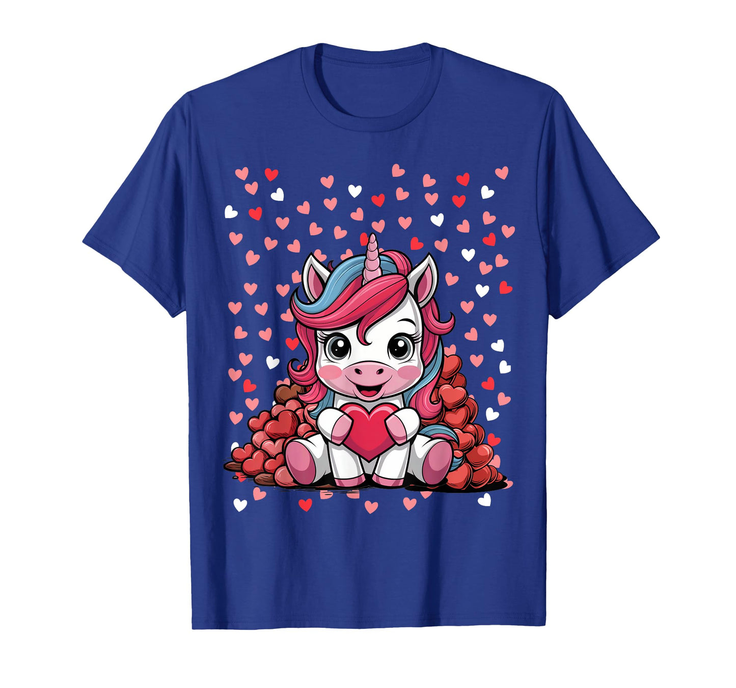 Valentines Outfit Idea For Kids Unicorn Themed Valentines T-Shirt